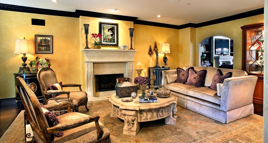 Traditional style living room